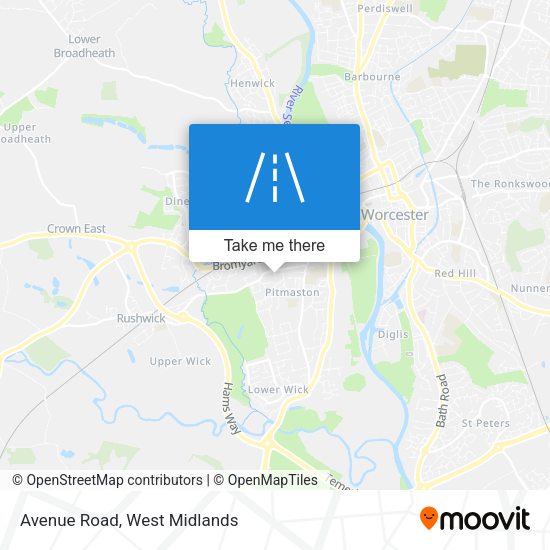 Avenue Road map