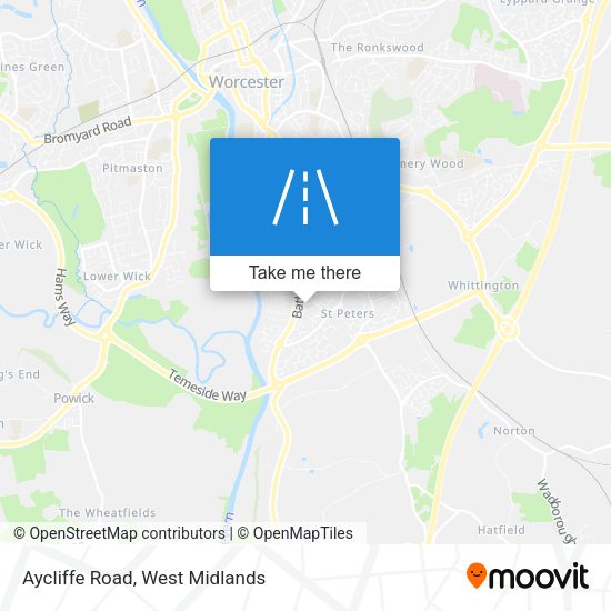 Aycliffe Road map