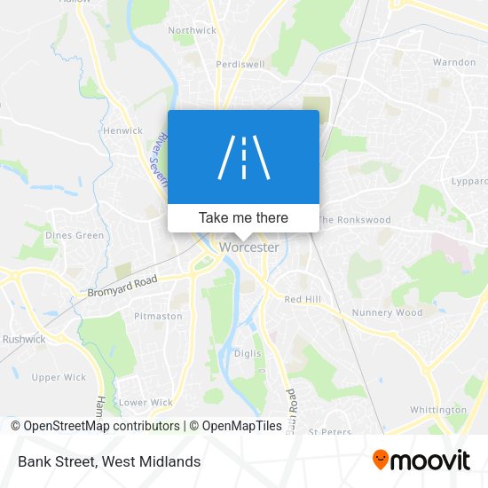 Bank Street map