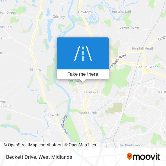 Beckett Drive map