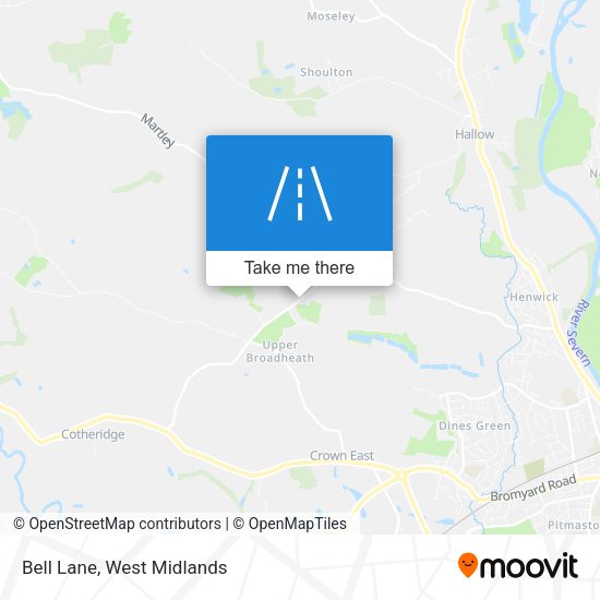 Bell Lane map