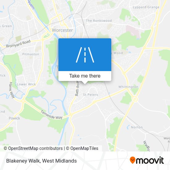 Blakeney Walk map