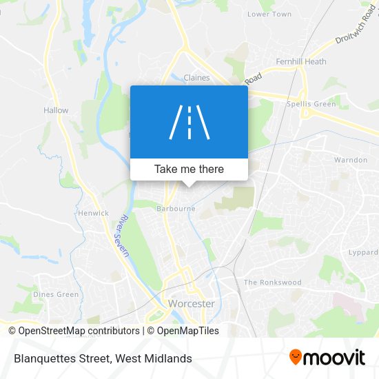 Blanquettes Street map