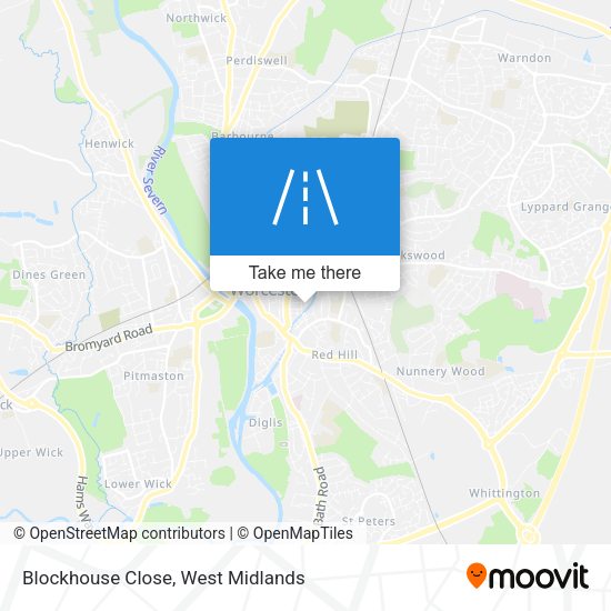 Blockhouse Close map