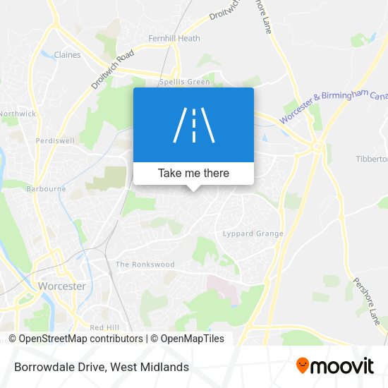 Borrowdale Drive map