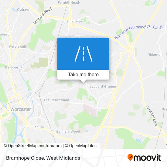 Bramhope Close map