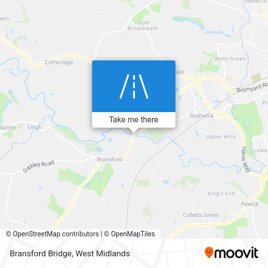 Bransford Bridge map