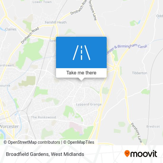 Broadfield Gardens map