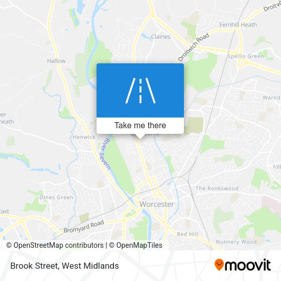 Brook Street map