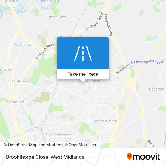 Brookthorpe Close map
