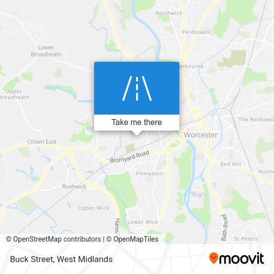 Buck Street map