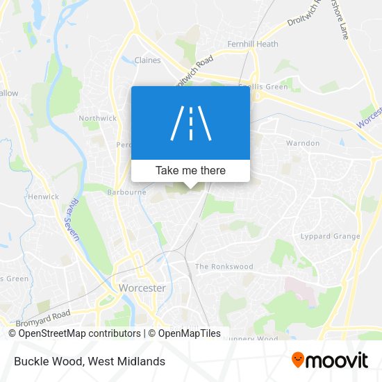 Buckle Wood map