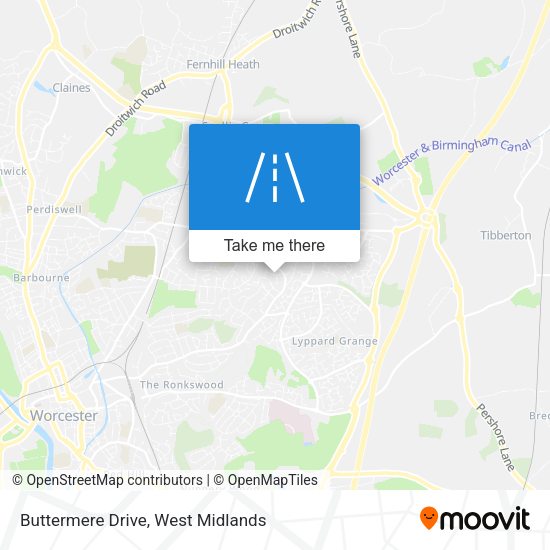 Buttermere Drive map