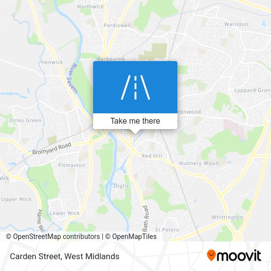 Carden Street map