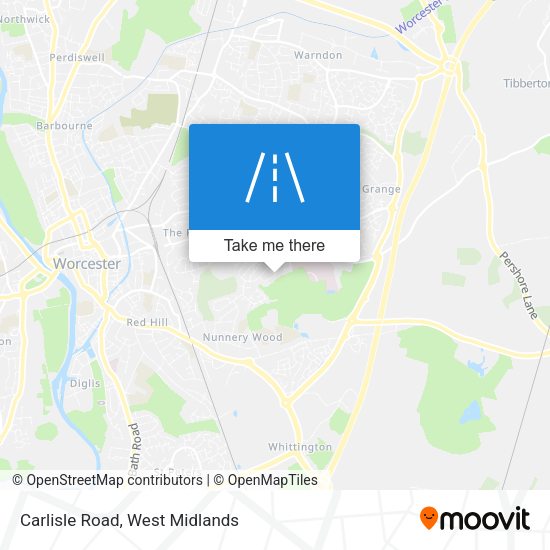 Carlisle Road map