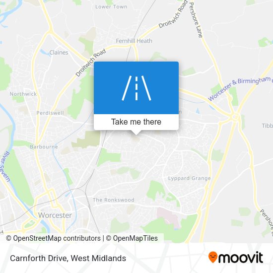 Carnforth Drive map