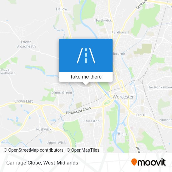 Carriage Close map