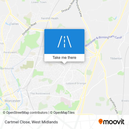 Cartmel Close map
