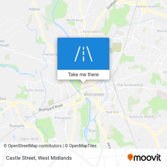 Castle Street map