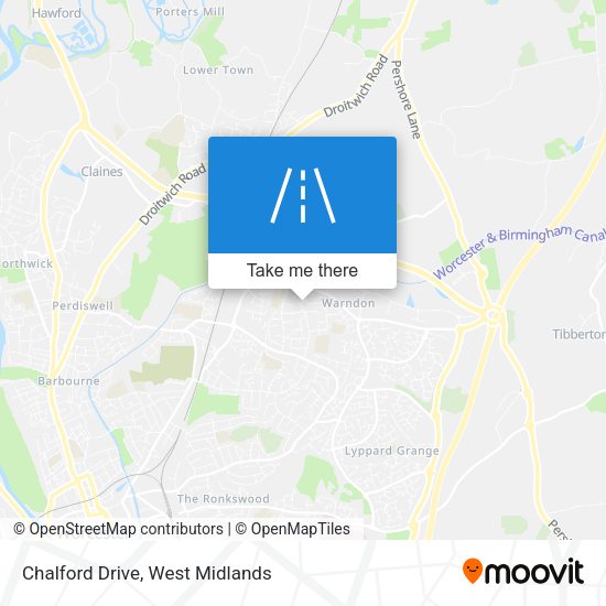 Chalford Drive map
