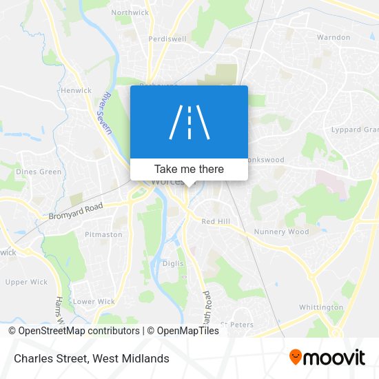 Charles Street map
