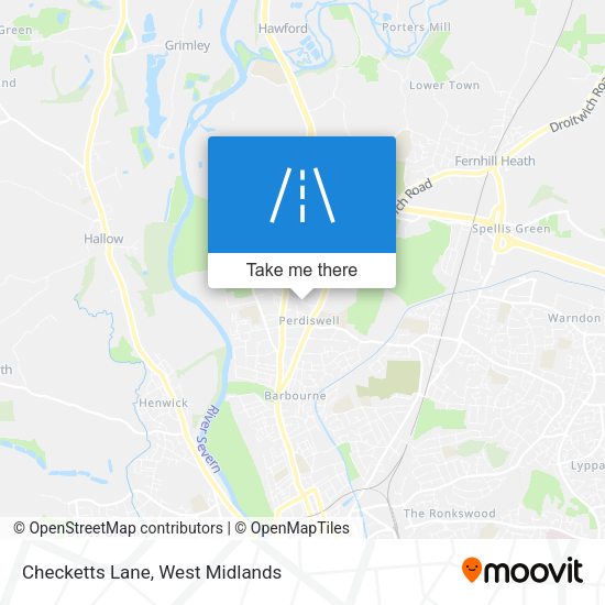 Checketts Lane map