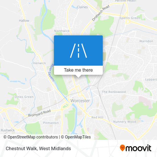 Chestnut Walk map