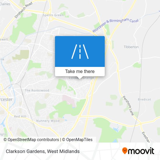 Clarkson Gardens map