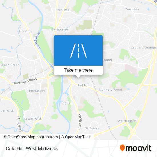 Cole Hill map