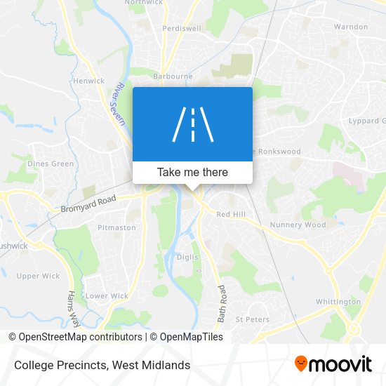 College Precincts map