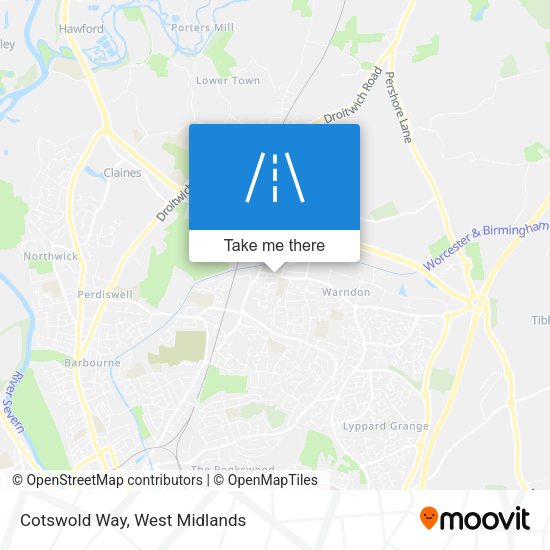 Cotswold Way map