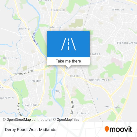 Derby Road map