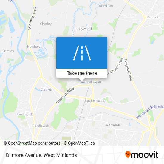 Dilmore Avenue map