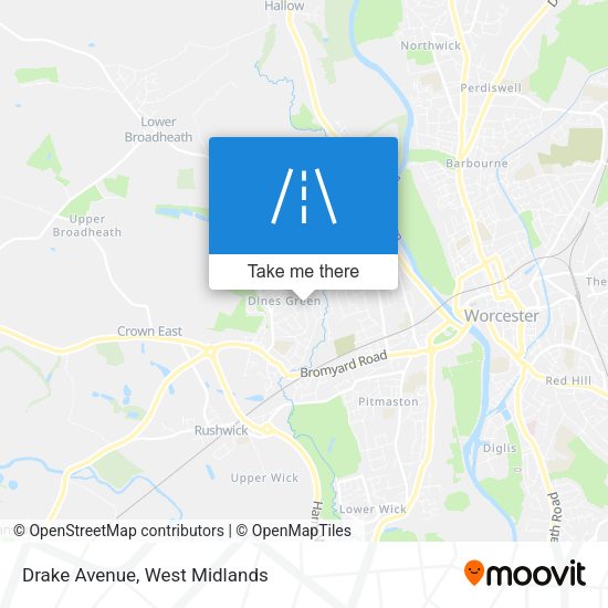 Drake Avenue map