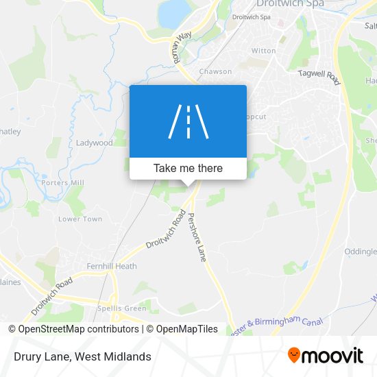 Drury Lane map