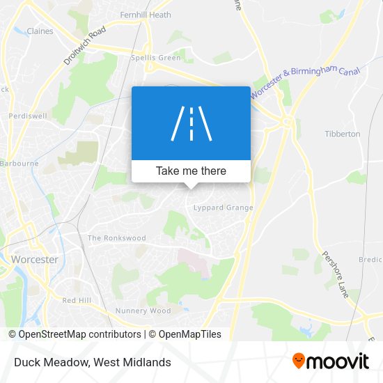 Duck Meadow map