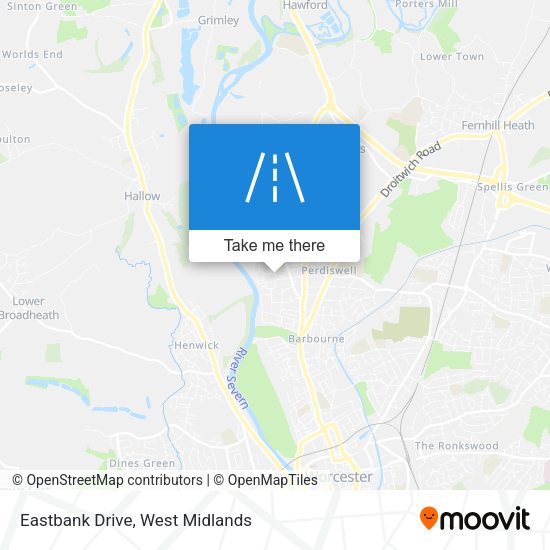 Eastbank Drive map