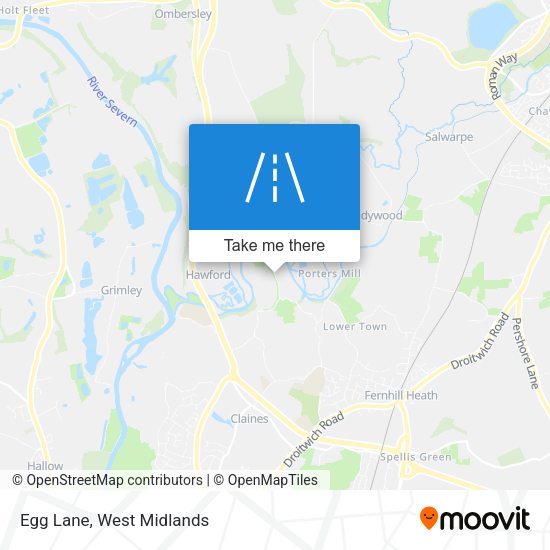 Egg Lane map