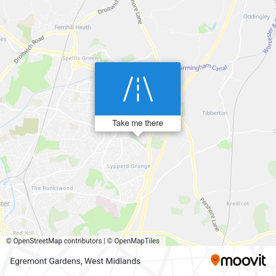 Egremont Gardens map