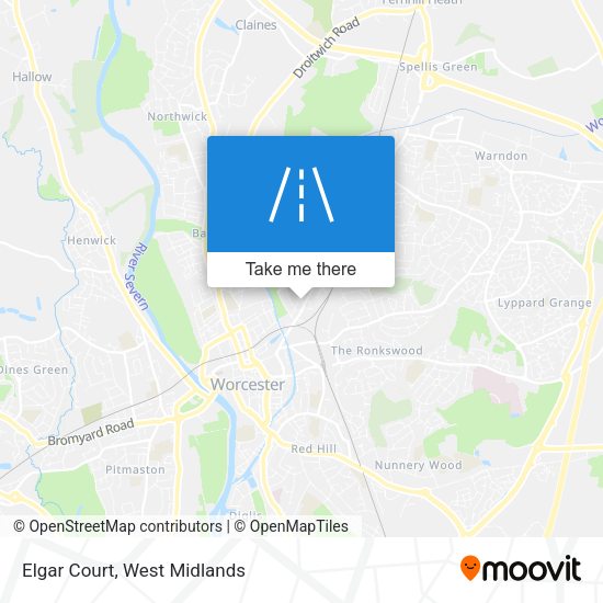 Elgar Court map
