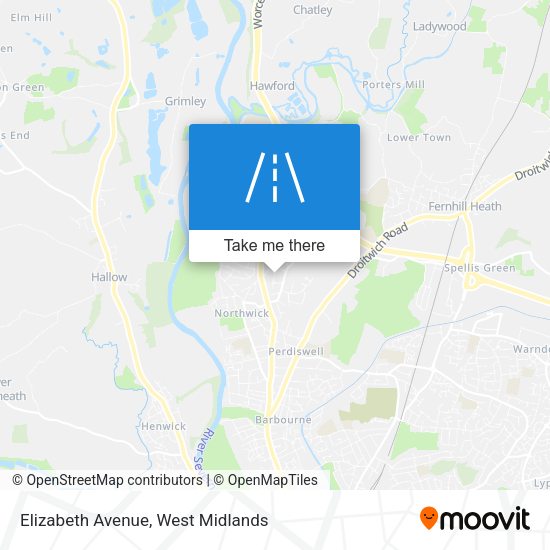 Elizabeth Avenue map