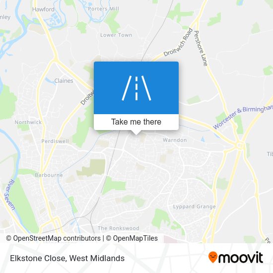 Elkstone Close map