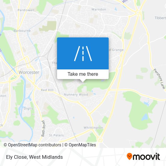 Ely Close map