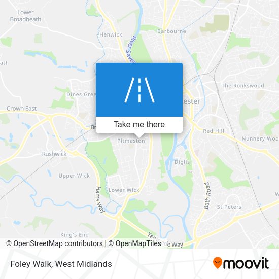 Foley Walk map