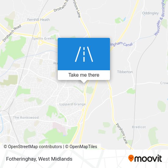 Fotheringhay map