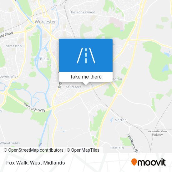 Fox Walk map
