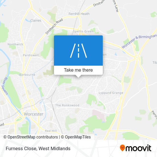 Furness Close map