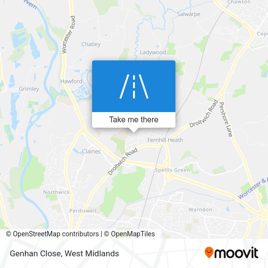 Genhan Close map