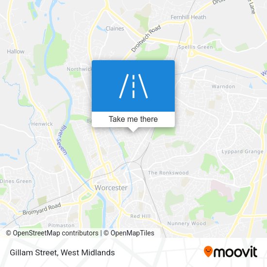 Gillam Street map