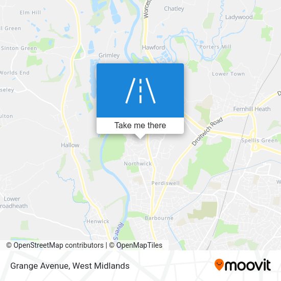 Grange Avenue map